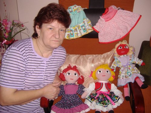 Klub dobré pohody - ruční práce Aničky Páleníkové (Smetanové) - 31.1.2008